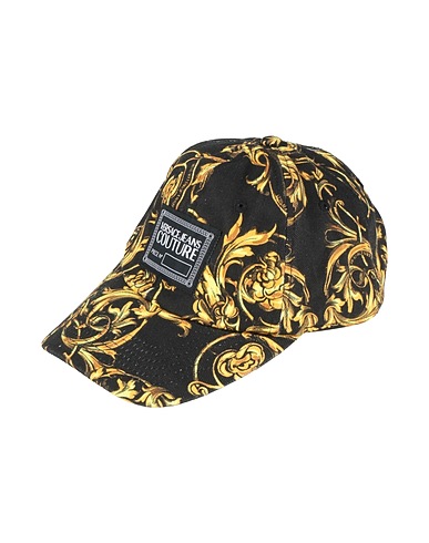 VERSACE JEANS COUTURE Cappello Nero 100% Cotone