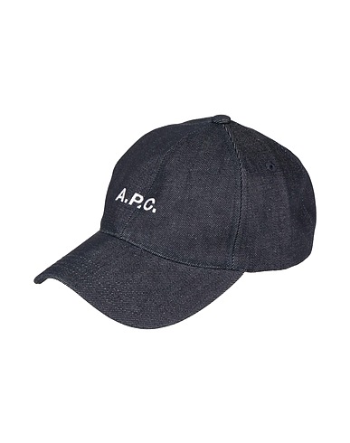 A.P.C. Hat Blue 98% Cotton, 2% Polyurethane