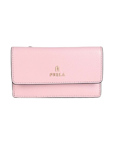 FURLA Small Leather Goods FURLA CAMELIA M ZIPPED CARD CA
 Pink 100% Leather