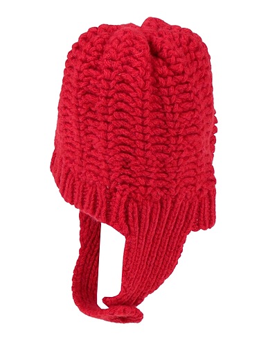 DOLCE&GABBANA Hat Red 100% Virgin Wool