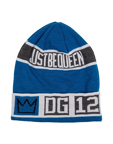 DOLCE&GABBANA Hat Azure 100% Virgin Wool
