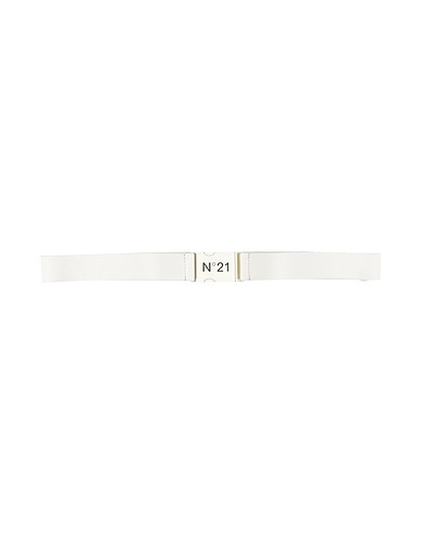 N°21 Belt Ivory 84% Polyester, 16% Rubber