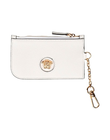 VERSACE PICCOLA PELLETTERIA Bianco Pelle