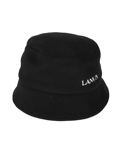 LANVIN Hat Black 90% Wool, 10% Cashmere