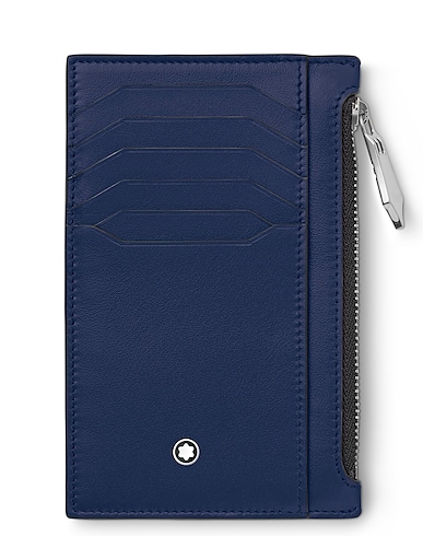 MONTBLANC Brieftasche Marineblau Leder
