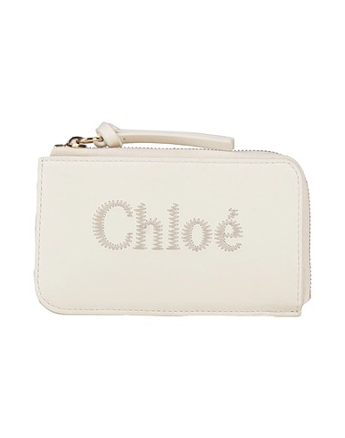 CHLOÉ Wallet Off white Leather