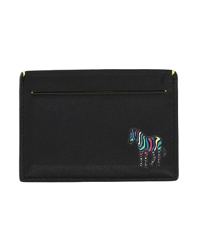 PS PAUL SMITH Document holder Black Cow leather
