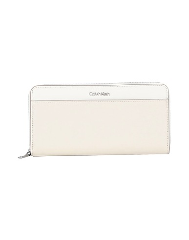 CALVIN KLEIN Portafoglio Beige 51% Poliestere riciclato, 49% Poliuretano