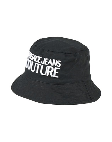 VERSACE JEANS COUTURE Cappello Nero 100% Cotone
