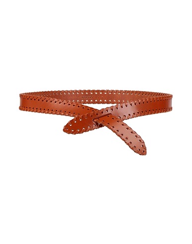 ISABEL MARANT Regular belt Tan 100% Cow leather