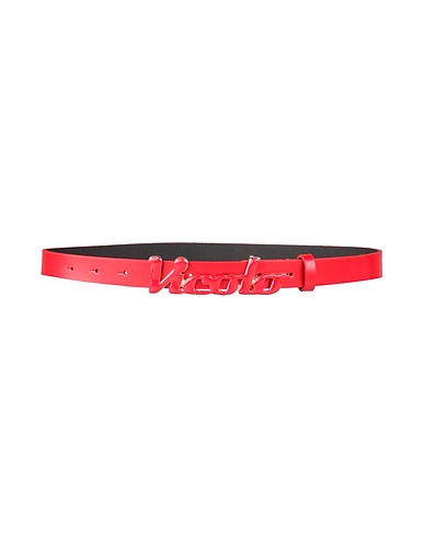 VICOLO Cintura Sottile Rosso Pelle