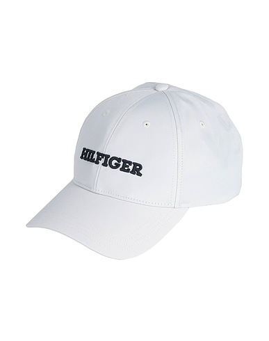 TOMMY HILFIGER 帽子 ライトグレー ポリエステル 100%