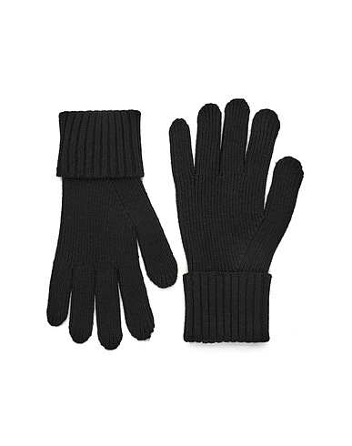 COS Guantes Negro 97% Lana, 2% Acrílico, 1% Poliamida