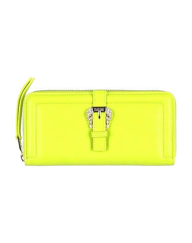 VERSACE JEANS COUTURE Portafoglio Verde lime Poliestere