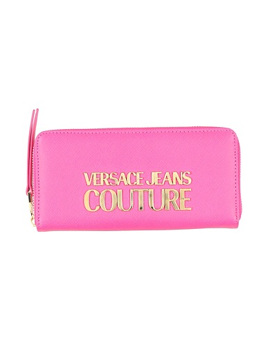 VERSACE JEANS COUTURE Wallet Magenta 100% Polyester, Polyurethane resin