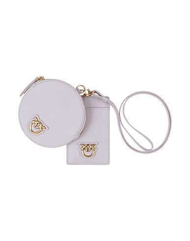 PINKO Brieftasche Lila Kalbsleder