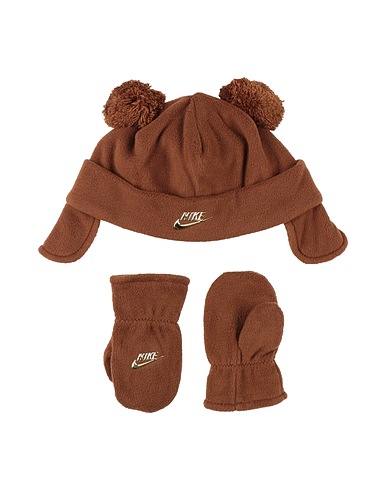 NIKE Set accessori NIKE TWO-POM PEAK BABY TRAPPER
 Marrone 100% Poliestere