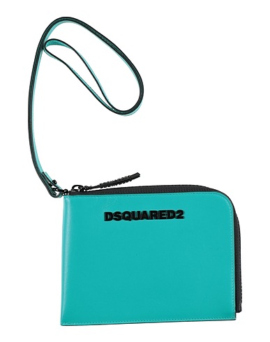 DSQUARED2 レザー小物 ターコイズブルー 革（なめし加工）