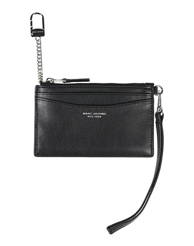 MARC JACOBS Schlüsselanhänger Schwarz Leder