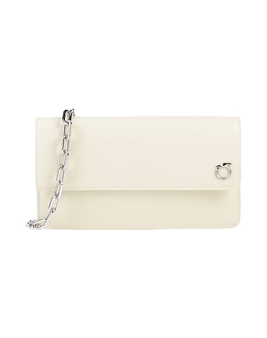 TRUSSARDI Brieftasche Elfenbein 100% Recyceltes Polyester, Polyester, Poliurethan-Harz, Leder
