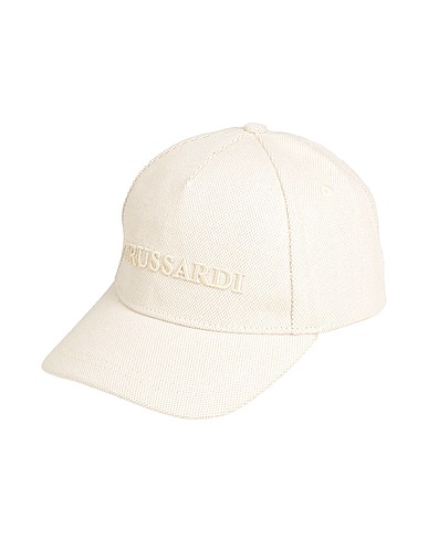 TRUSSARDI Cappello Panna 100% Cotone