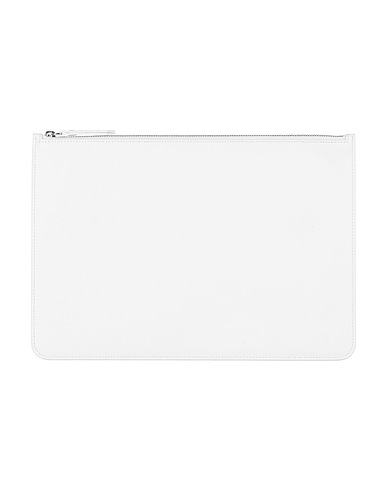 MAISON MARGIELA Pouch White Cow leather, Brass, Zinc, Copper, Aluminium