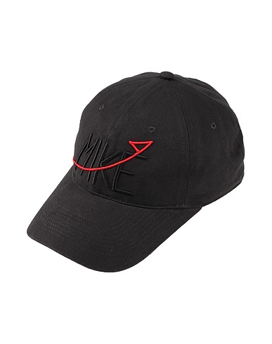 MIKE Cappello Nero 100% Cotone
