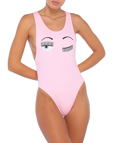 CHIARA FERRAGNI One-piece swimsuits Pink 80% Polyamide, 20% Elastane