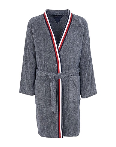 TOMMY HILFIGER Morgen- & Bademäntel KIM TEDDY
 Blau 100% Baumwolle
