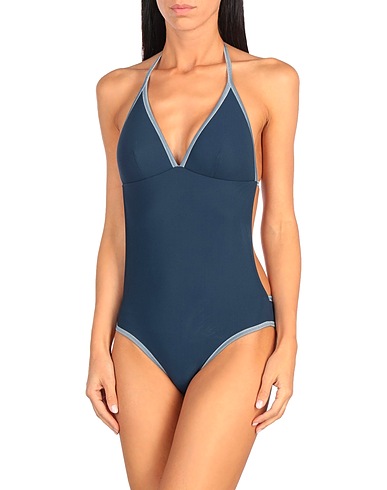 MALO One-piece swimsuits Midnight blue 73% Polyamide, 27% Elastane