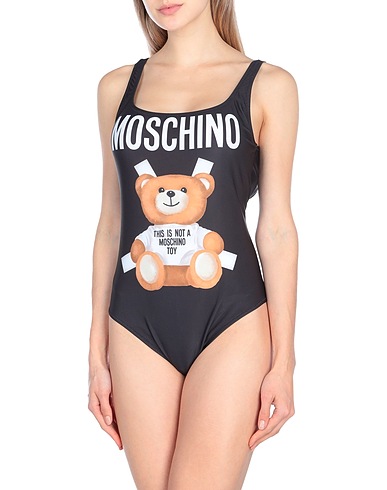 MOSCHINO 水着（ワンピース） ブラック ポリエステル 82% / ポリウレタン 18%