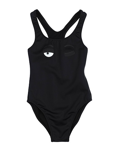 CHIARA FERRAGNI One-piece swimsuits Black 82% Polyester, 18% Elastane