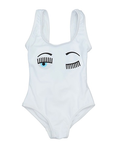 CHIARA FERRAGNI Costume intero Bianco 82% Poliestere, 18% Elastan