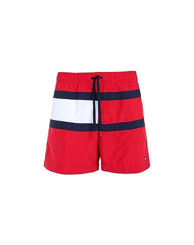 TOMMY HILFIGER Boxer mare MEDIUM DRAWSTRING
 Rosso 100% Poliammide