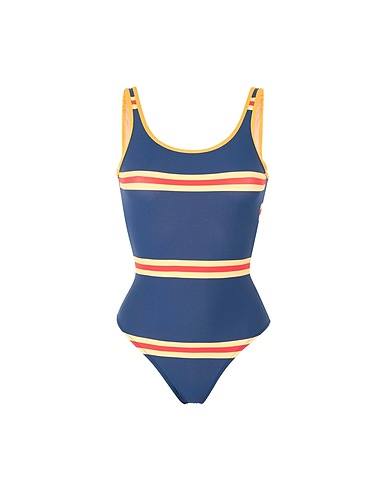 MIMÌ À LA MER One-piece swimsuits OLIMPIA Blue 82% Polyamide, 18% Elastane