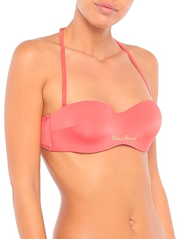 EMPORIO ARMANI Bikini PADDED BAND
 Coral 90% Polyamide, 10% Elastane