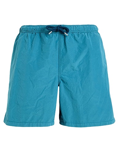 ASPESI Swim shorts Deep teal 80% Polyester, 20% Polyamide