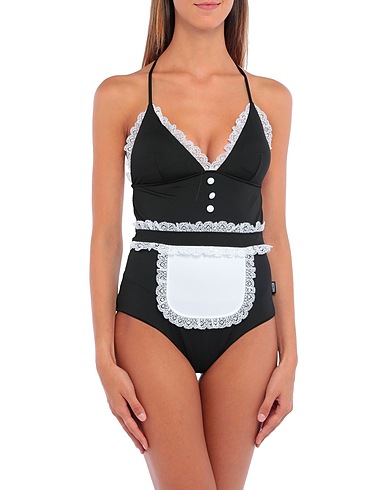 MOSCHINO One-piece swimsuits Black 91% Polyamide, 9% Elastane