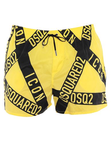 Dsquared2 Swim Trunks In Yellow