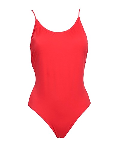 4GIVENESS One-piece swimsuits Red 80% Polyamide, 20% Elastane