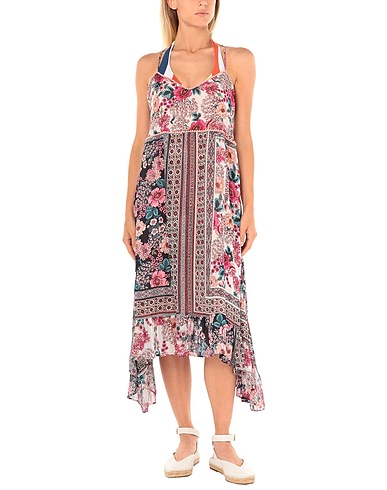 TWINSET Cover-ups White 100% Viscose, Polyamide