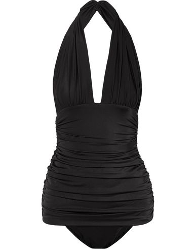 Shop Norma Kamali One-piece Swimsuits In Black