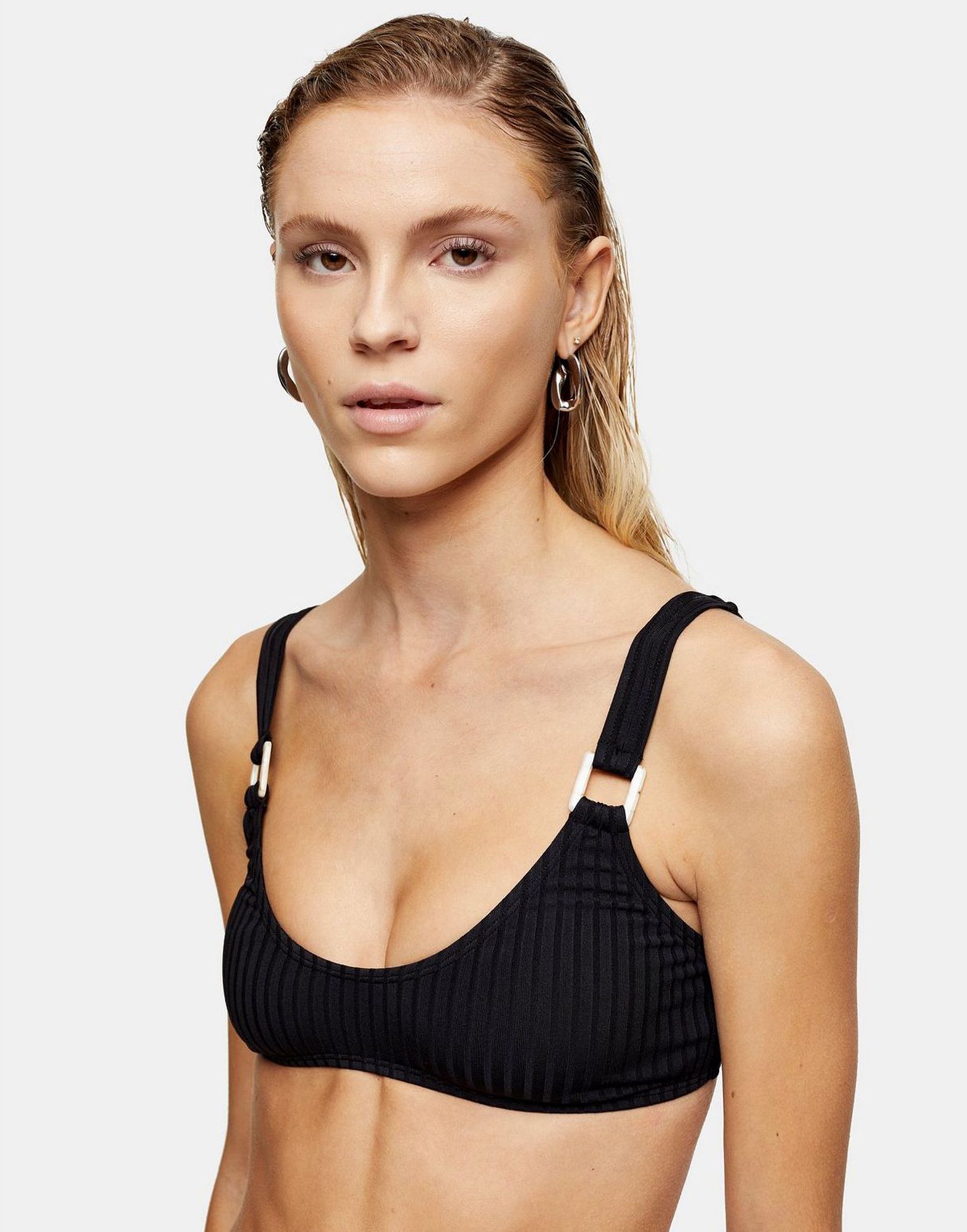 topshop black bikini