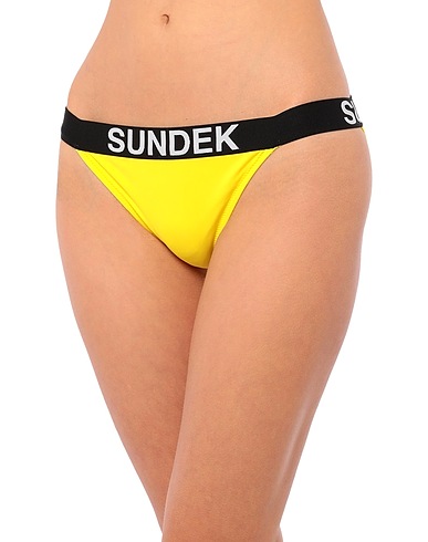SUNDEK Bikini Yellow 80% Polyamide, 20% Elastane