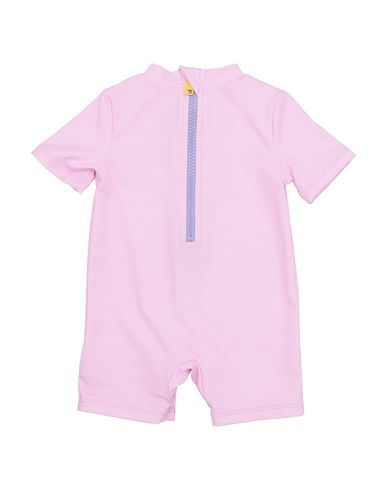 Stella Mccartney Mermaid-print Short-sleeved Swimsuit In Pink
