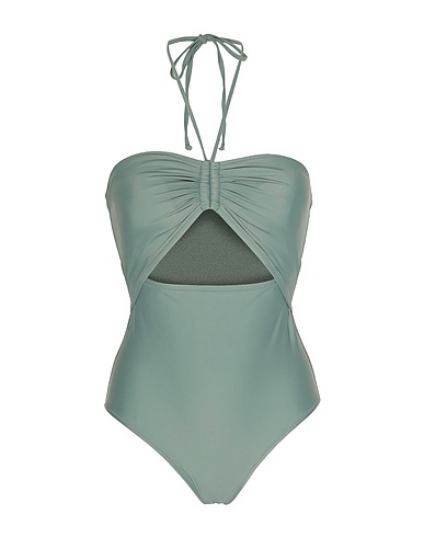 8 by YOOX Costume intero Verde salvia 78% Poliammide riciclato, 22% Elastan