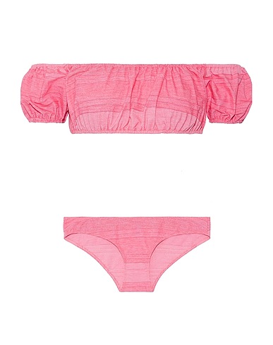 LISA MARIE FERNANDEZ Bikini Pink 66% Cotton, 22% Nylon, 12% Elastane