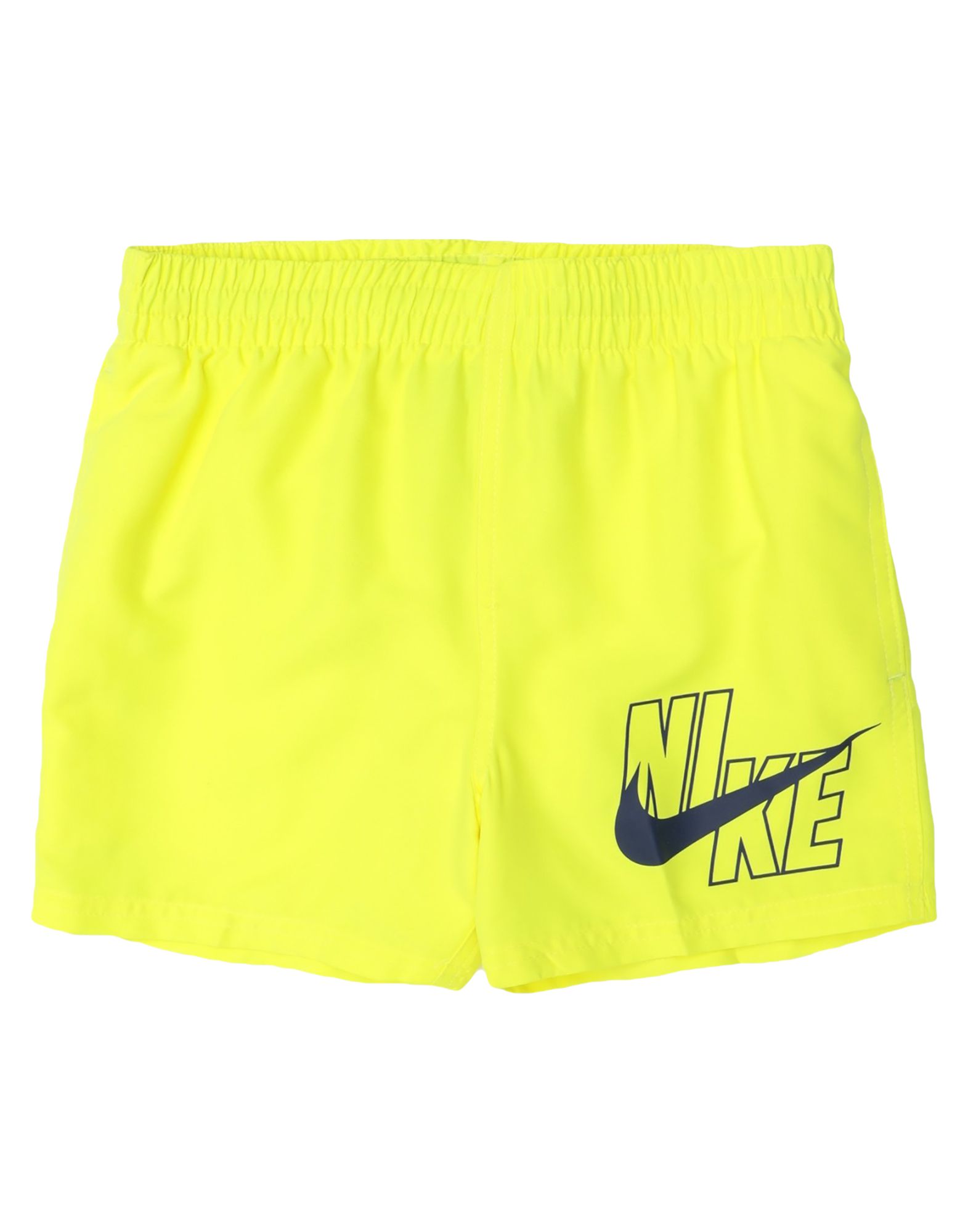 yellow nike swim trunks
