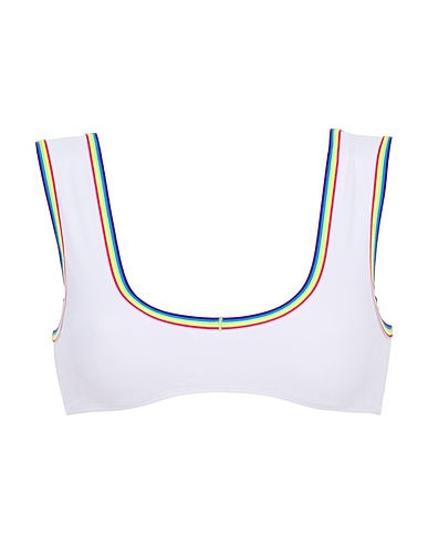 CALVIN KLEIN Bikini BRALETTE PRIDE Bianco 83% Poliammide, 17% Elastan