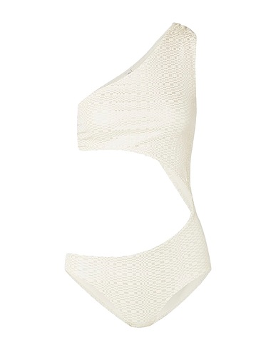 LISA MARIE FERNANDEZ One-piece swimsuits Ivory 89% Nylon, 11% Elastane